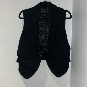 bcbg suede vest